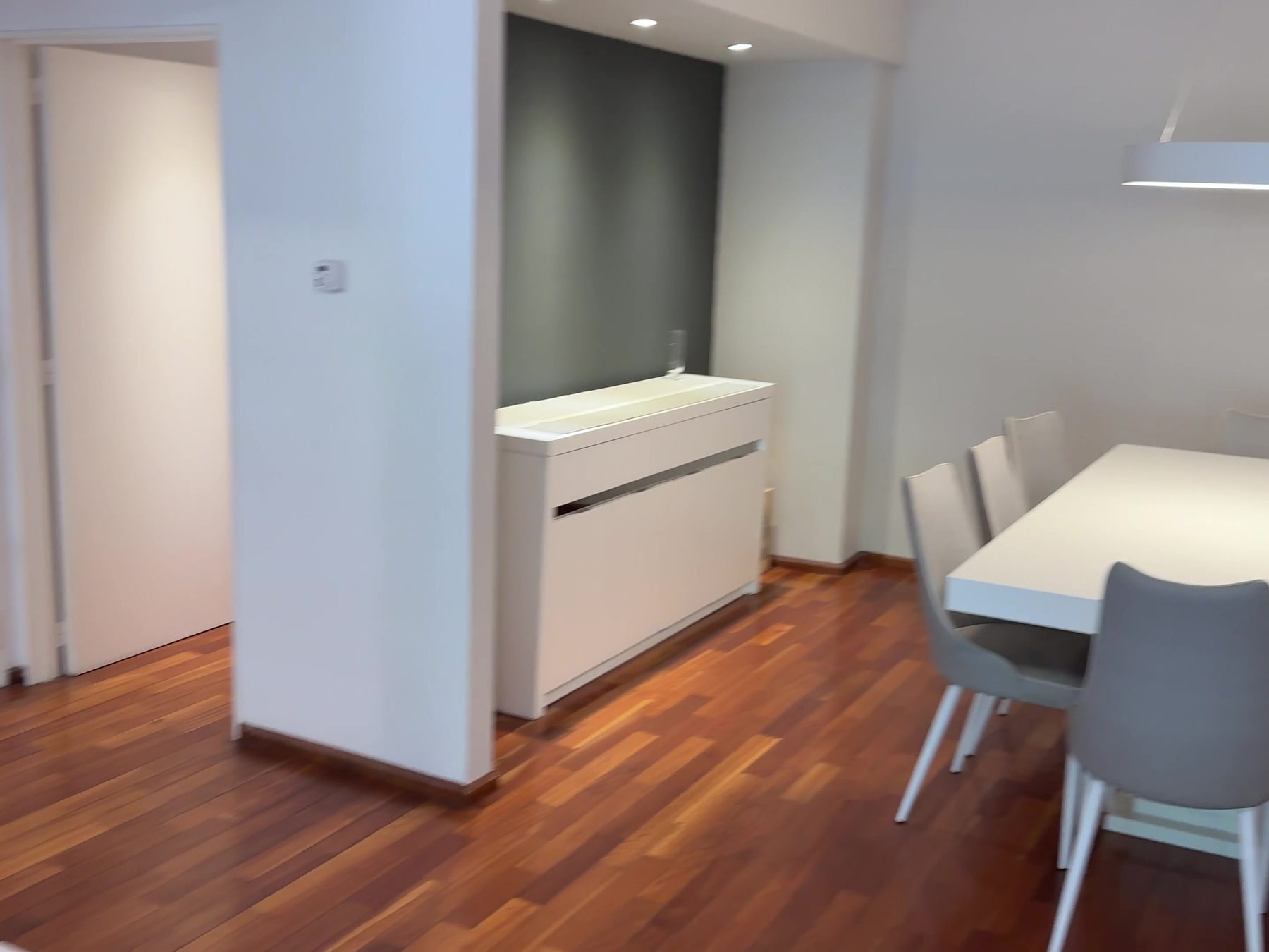 Dining and hallway